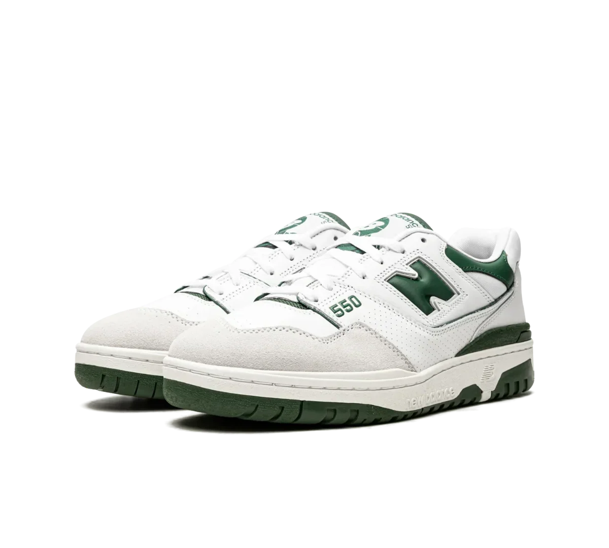 Tênis New Balance 550 'White Green' Branco / Verde - BB550WT1