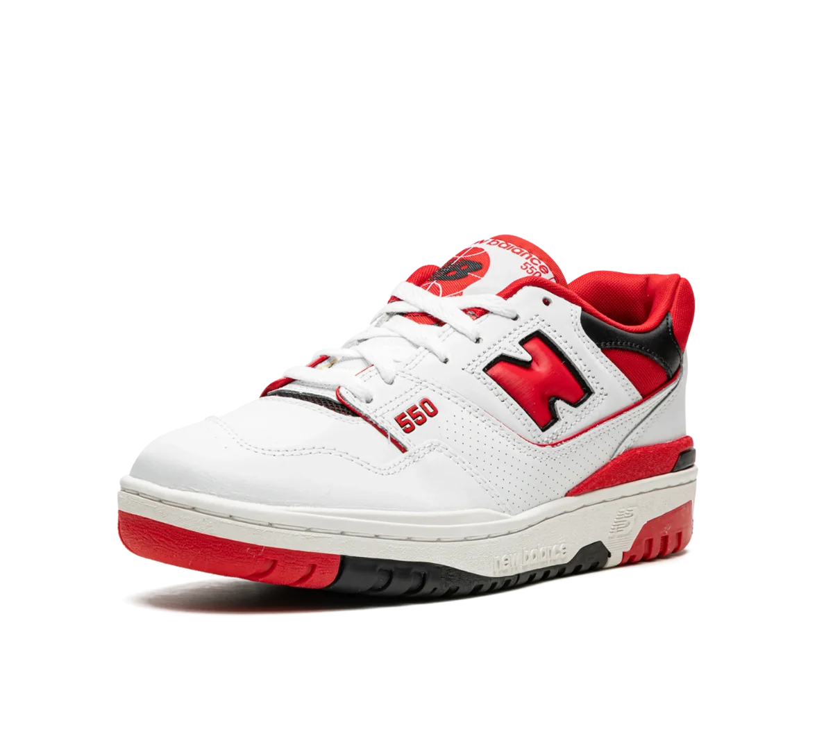 Tênis New Balance 550 'Team Red' Branco / Vermelho - BB550SE1
