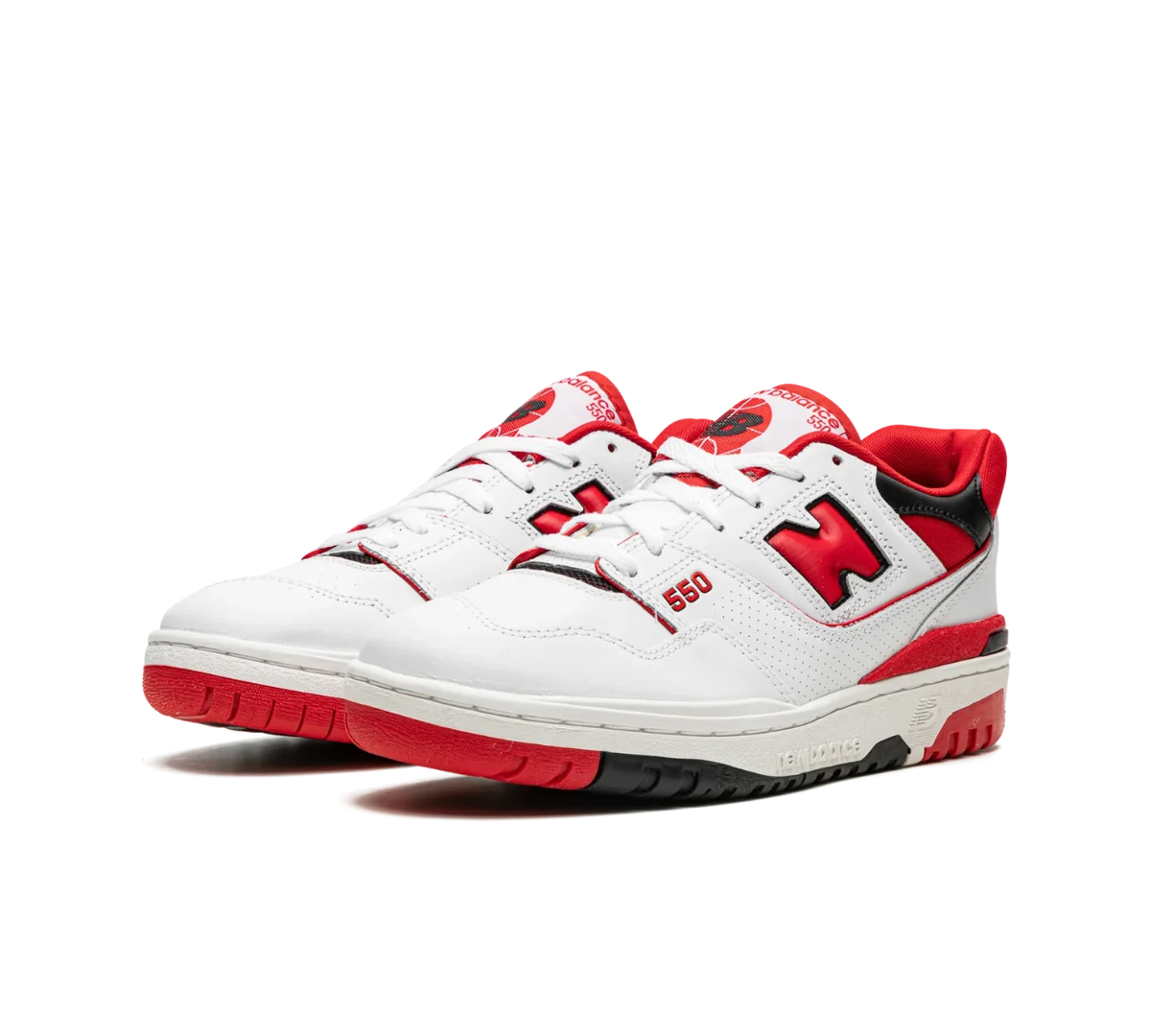 Tênis New Balance 550 'Team Red' Branco / Vermelho - BB550SE1