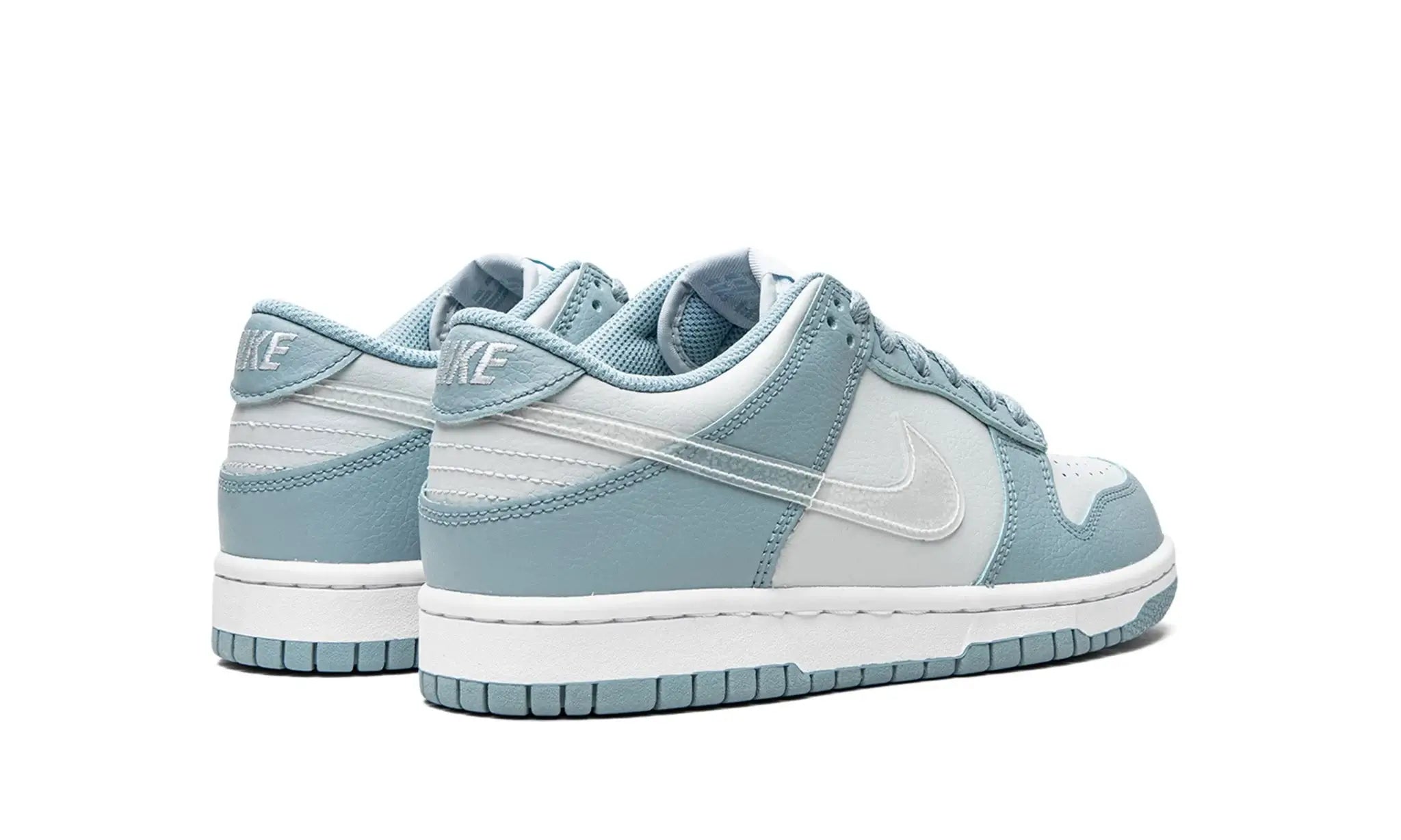 Tênis Nike Dunk Low Feminino "Clear Swoosh" Azul - DH9765-401