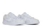 Tênis Nike Dunk Low White Paisley Branco vista superior