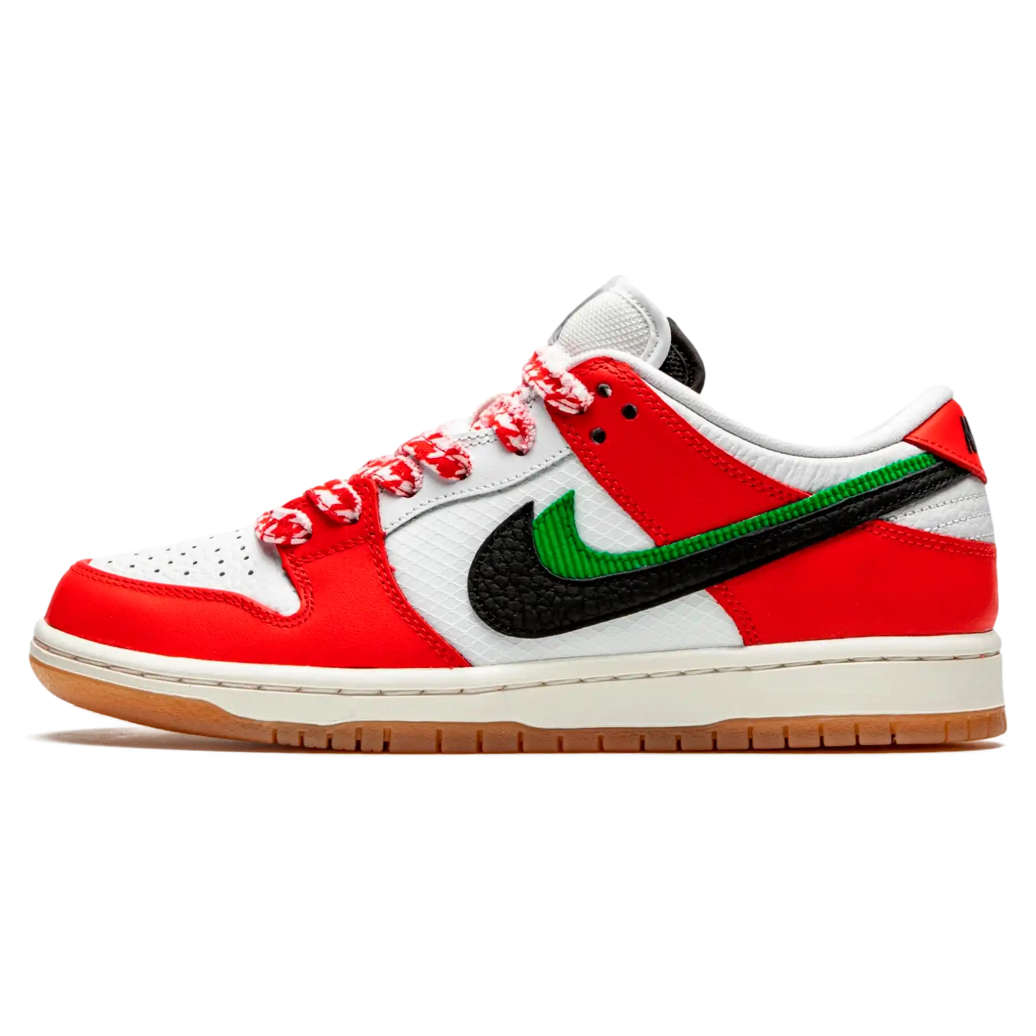 Tênis Nike Dunk Low x Frame "Habib" Vermelho / Branco - CT2550-600