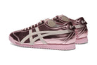 Tênis Onitsuka Tiger Mexico 66 SD Metallic Series Crystal Pink Cream Rosa detalhe do material
