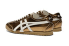 Tênis Onitsuka Tiger Mexico 66 SD Metallic Series Desert Camp Cream Dourado detalhe do material