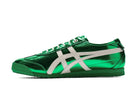 Tênis Onitsuka Tiger Mexico 66 SD Metallic Series Jade Cream Verde detalhe do material
