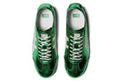 Tênis Onitsuka Tiger Mexico 66 SD Metallic Series Jade Cream Verde detalhe frontal