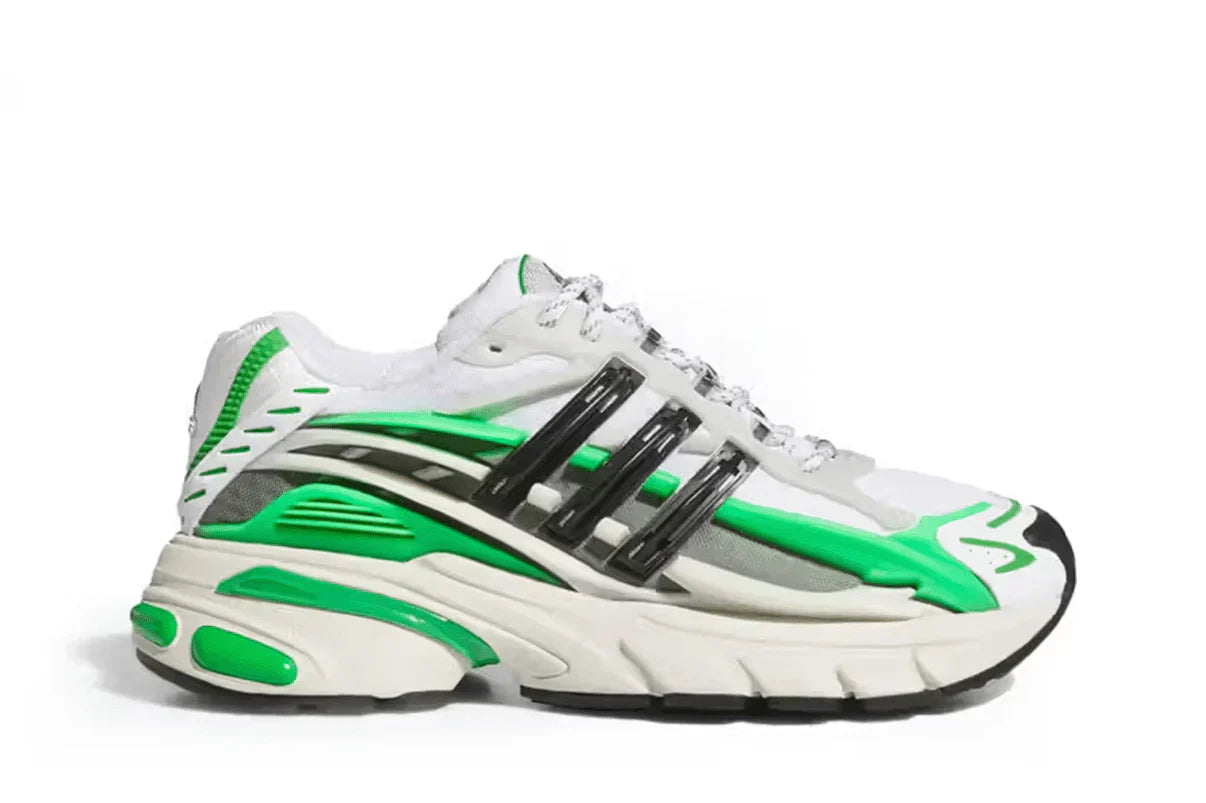 Tênis Adidas Adistar Jellyfish Pharrell Williams Real Green Verde vista lateral