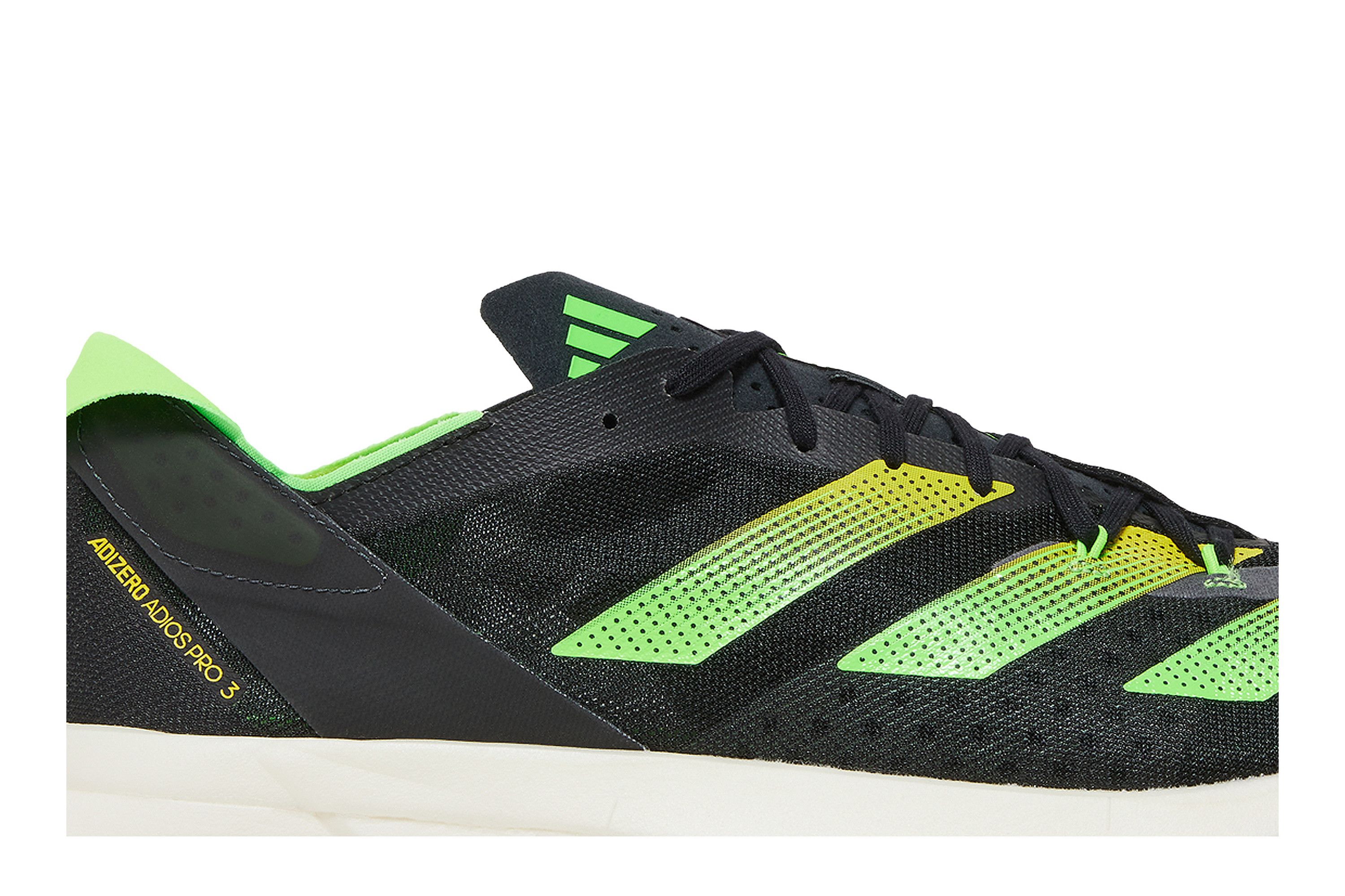 Tênis Adidas Adizero Adios Pro 3 'Core Black Solar Green' - GX6251