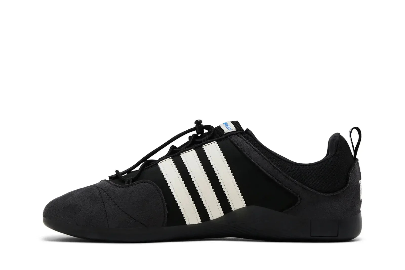 Tênis Adidas Ballerina Bad Bunny Black Chalk Preto detalhe do material