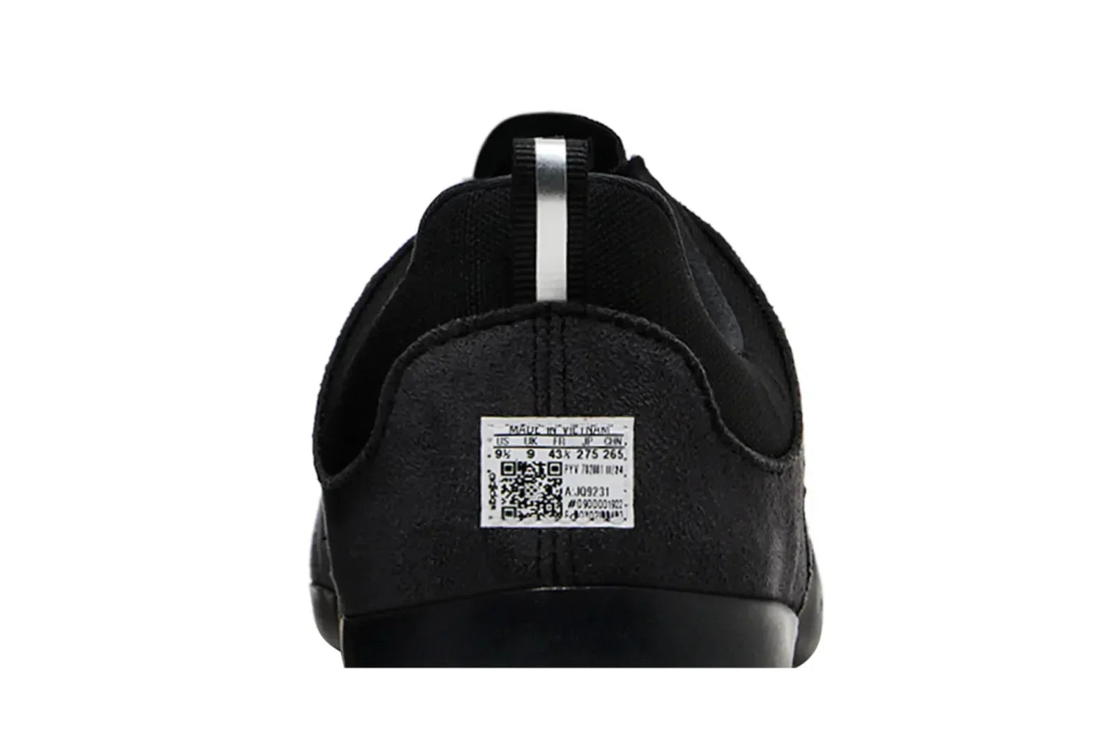 Tênis Adidas Ballerina Bad Bunny Black Chalk Preto vista traseira
