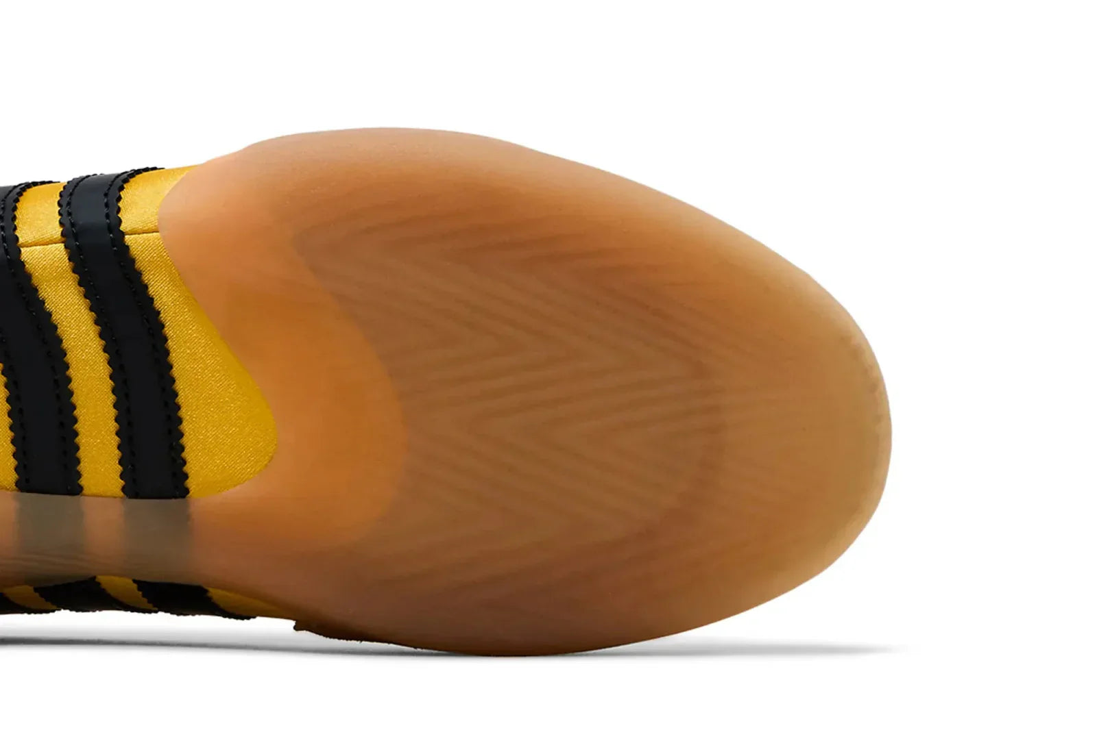 Tênis Adidas Ballerina Bad Bunny Bold Gold Amarelo detalhe do material
