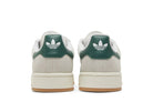 Tênis Adidas Campus 00s Dark Green Off White Gum Bege detalhe lateral