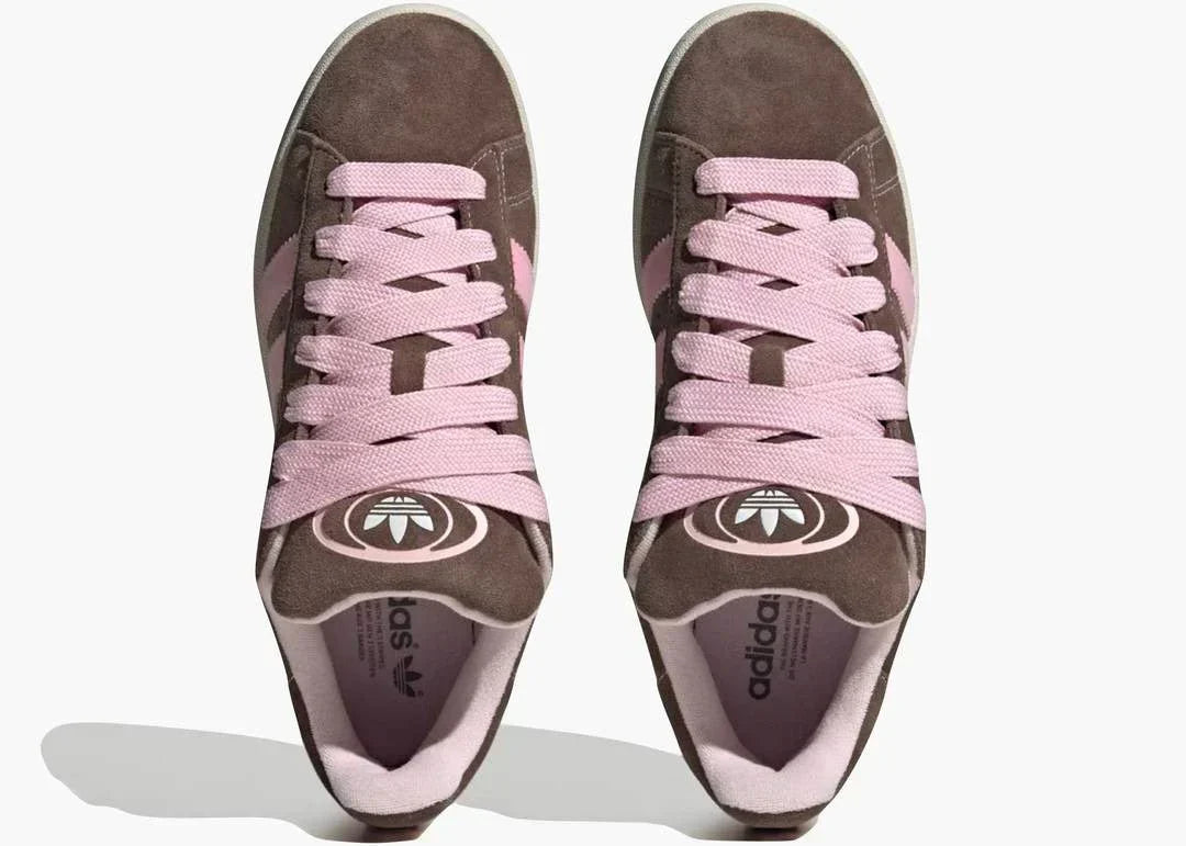 Tênis Adidas Campus 00s Earth Strata Clear Pink Marrom vista superior