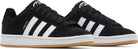 Tênis Adidas Campus 00s Black White Gum Preto detalhe do material