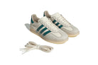 Tênis Adidas Gazelle Indoor Cream White Preloved Teal Branco detalhe interno