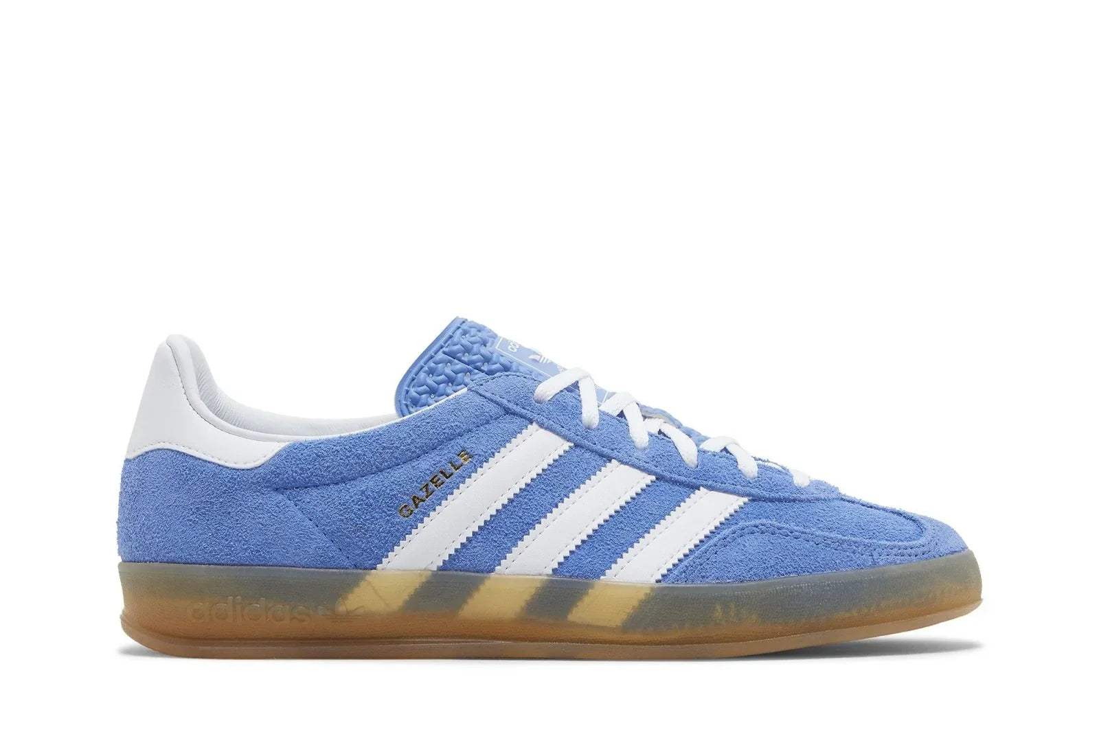Tênis Adidas Gazelle Indoor Royal Blue Azul vista lateral