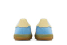 Tênis Adidas Gazelle Indoor Semi Blue Burst Almost Yellow Azul detalhe do material