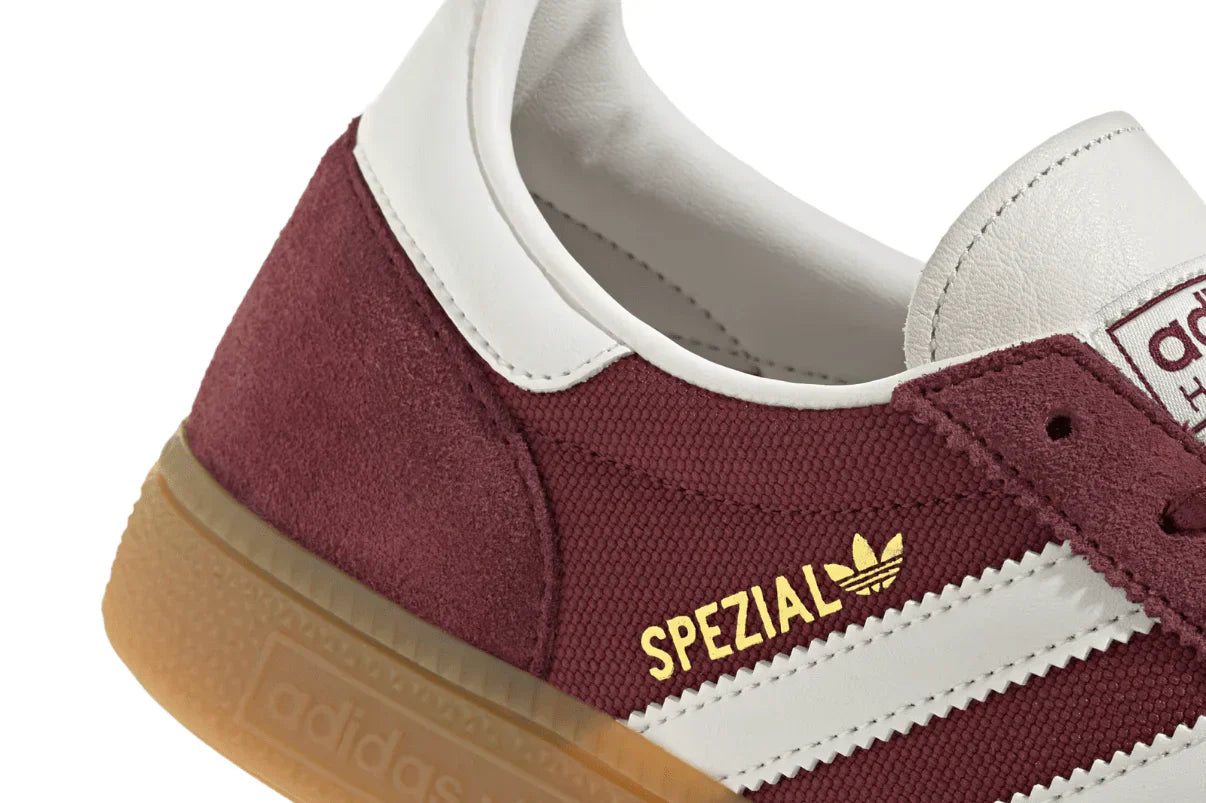 Tênis Adidas Handball Spezial Bordô detalhe lateral