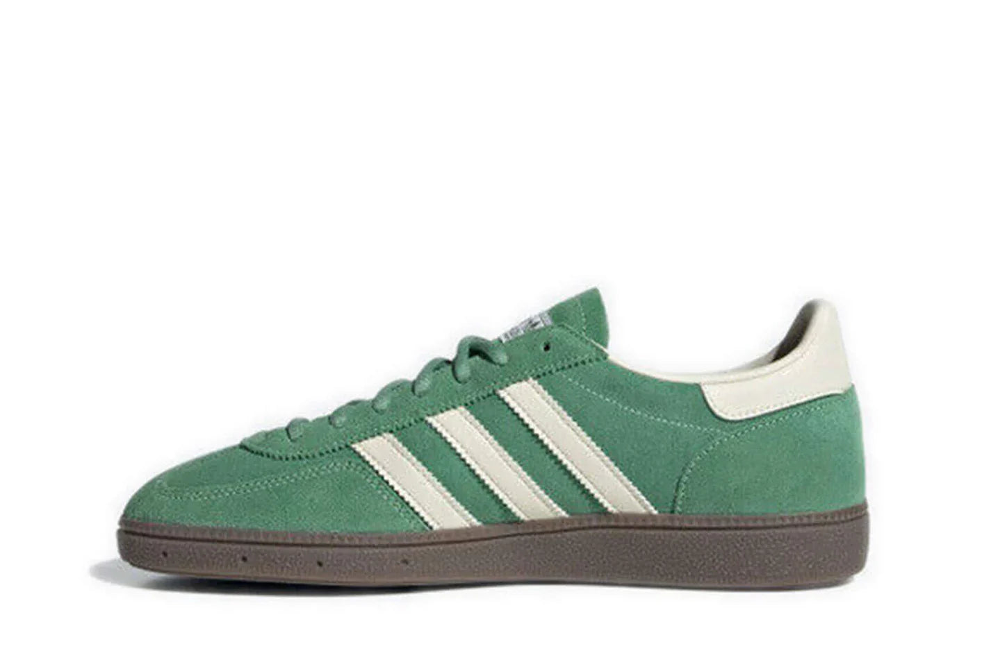 Tênis Adidas Handball Spezial Preloved Green Verde detalhe do material