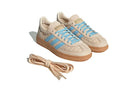 Tênis Adidas Handball Spezial Sand Strata Clear Sky Bege detalhe do material