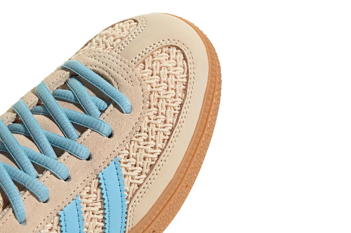 Tênis Adidas Handball Spezial Sand Strata Clear Sky Bege detalhe interno