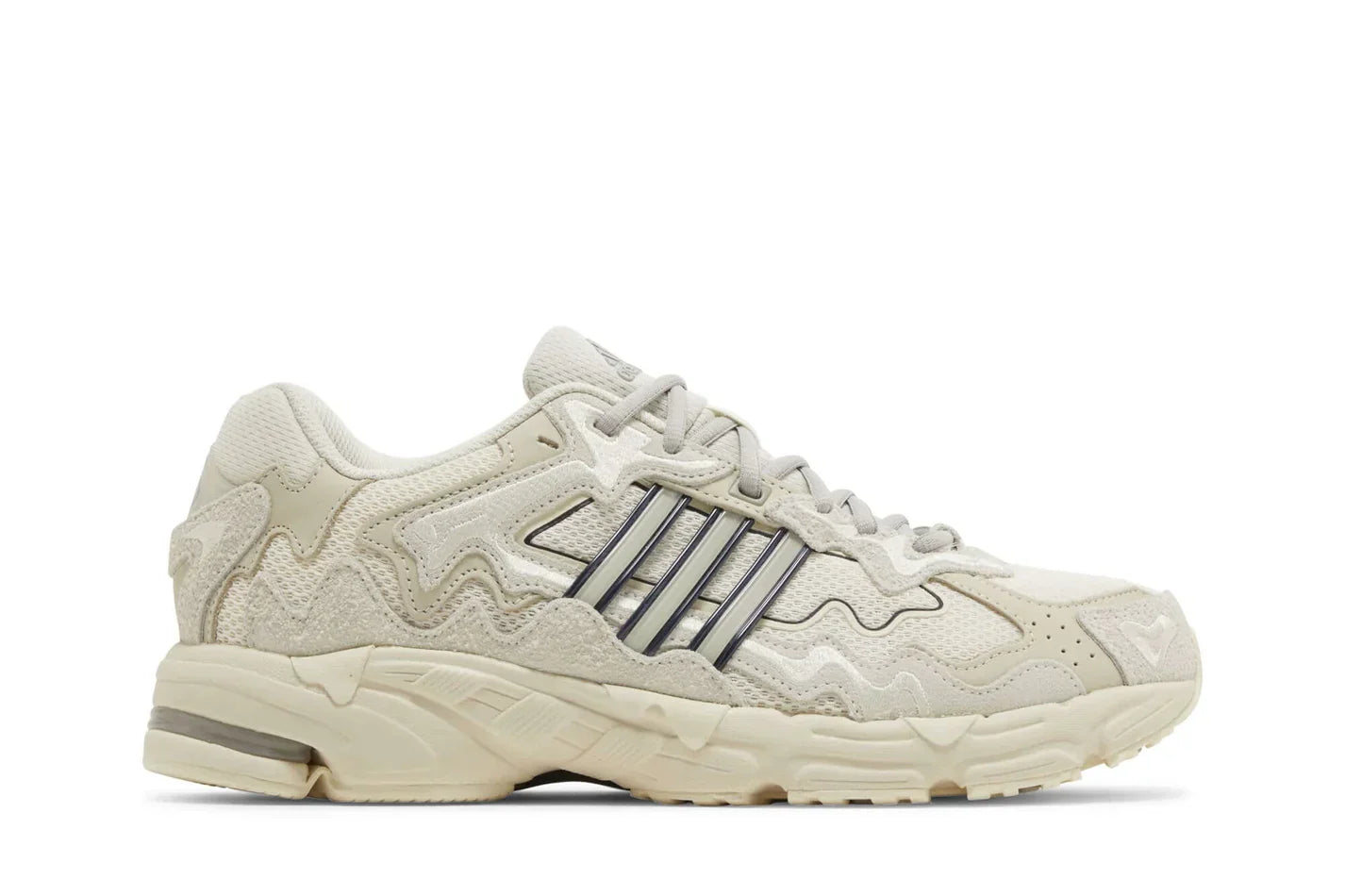 Tênis Adidas Responce CL x Bad Bunny Wonder Branco vista lateral