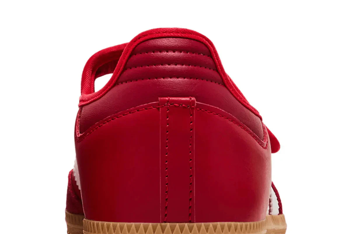 Tênis Adidas Samba Jane Scarlet Gum Vermelho vista traseira