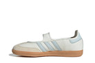 Tênis Adidas Samba Jane White Blue Gum Branco detalhe do material