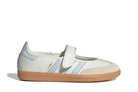 Tênis Adidas Samba Jane White Blue Gum Branco vista lateral