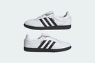 Tênis Adidas Samba LT Cloud White Core Black Black Sole detalhe do material