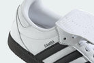 Tênis Adidas Samba LT Cloud White Core Black Black Sole detalhe frontal
