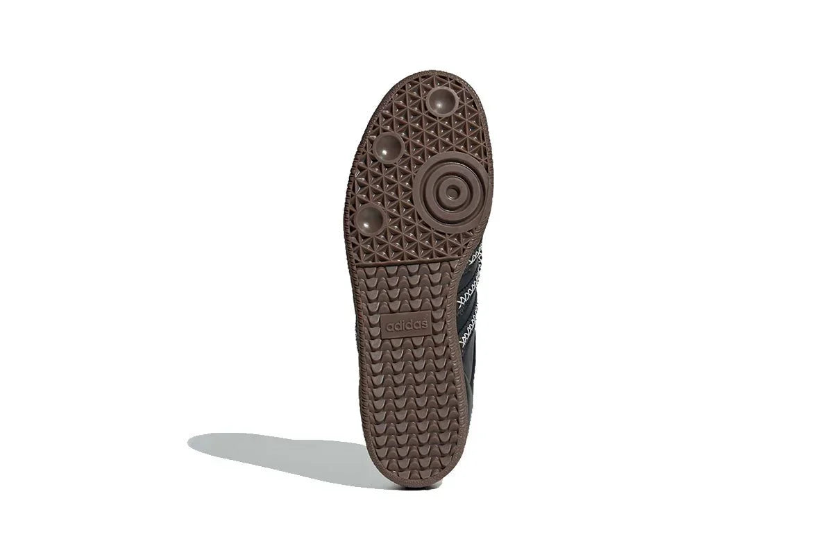 Tênis Adidas Samba LT Core Black / Off White / Gum Preto vista traseira