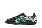 Tênis Adidas Samba LT Cow Print Black White Preto detalhe do acabamento