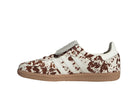 Tênis Adidas Samba LT Cow Print Brown White Marrom detalhe do acabamento