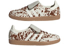Tênis Adidas Samba LT Cow Print Brown White Marrom detalhe lateral