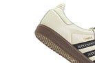 Tênis Adidas Samba LT Off White/Core Black/Gum Bege detalhe frontal