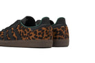 Tênis Adidas Samba Og Collegiate Green Leopard Marrom detalhe do solado