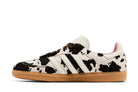 Tênis Adidas Samba OG Cow Print Bege vista traseira