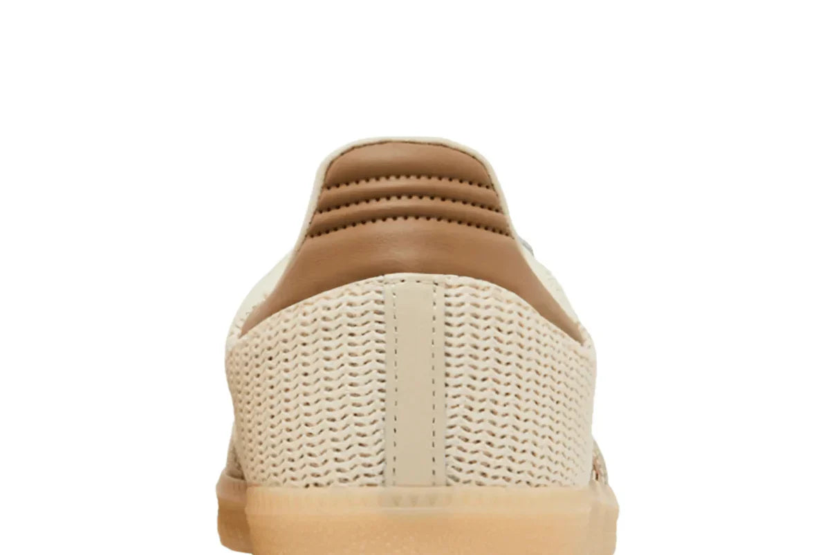 Tênis Adidas Samba OG Cream White Cardboard Creme detalhe lateral
