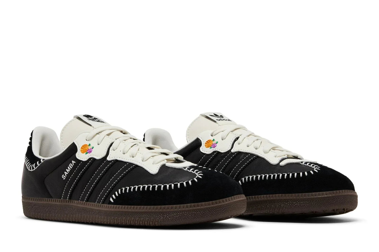 Tênis Adidas Samba Og Dia de Muertos Pack Black Preto vista superior