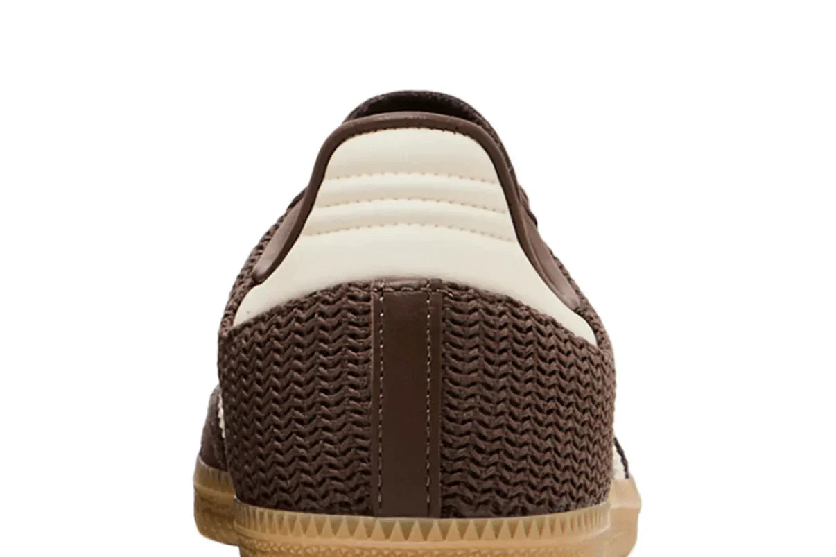 Tênis Adidas Samba OG Earth Strata Wonder White Marrom detalhe lateral