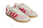 Tênis Adidas Samba OG Liberty London Better Scarlet Branco vista superior