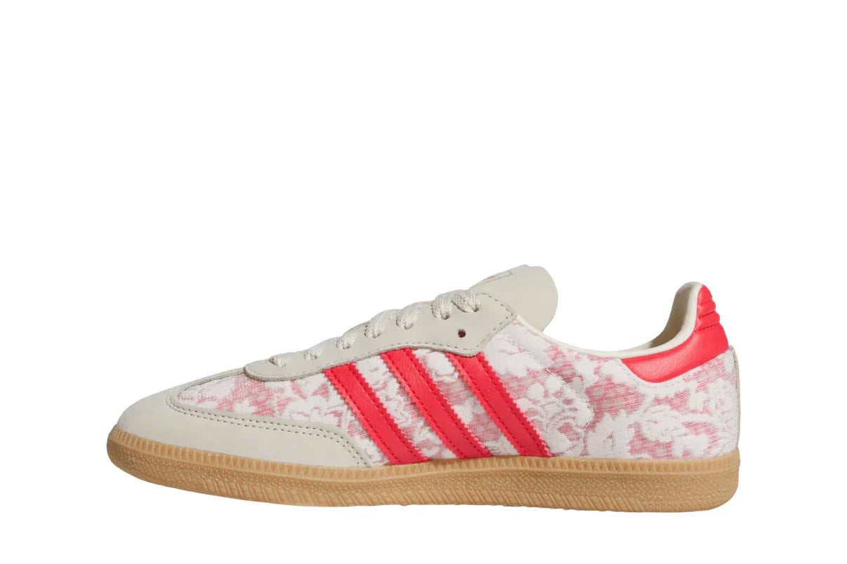 Tênis Adidas Samba OG Liberty London Better Scarlet Branco vista adicional