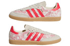 Tênis Adidas Samba OG Liberty London Better Scarlet Branco vista traseira