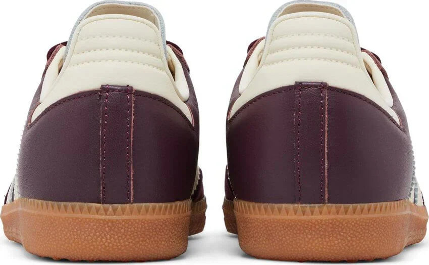 Tênis Adidas Samba Og Maroon Cream White Bordô detalhe do solado