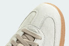Tênis Adidas Samba OG Pony Hair Wonder Beige Better Scarlet detalhe frontal