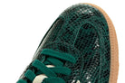 Tênis Adidas Samba OG Snakeskin Collegiate Green Verde detalhe frontal