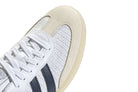 Tênis Adidas Samba OG White Night Indigo Branco detalhe frontal