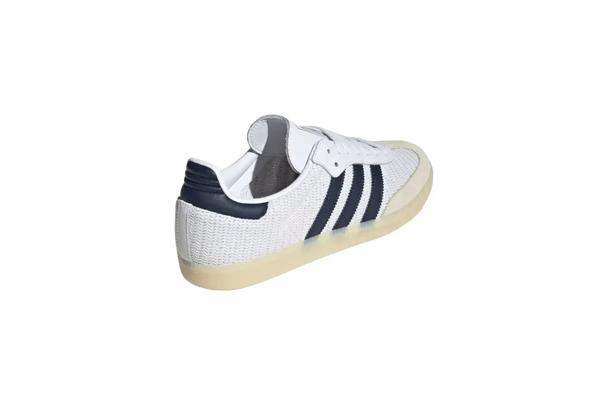 Tênis Adidas Samba OG White Night Indigo Branco detalhe do solado