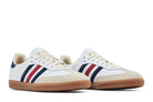 Tênis Adidas Samba Og x Sporty & Rich USA Branco vista superior